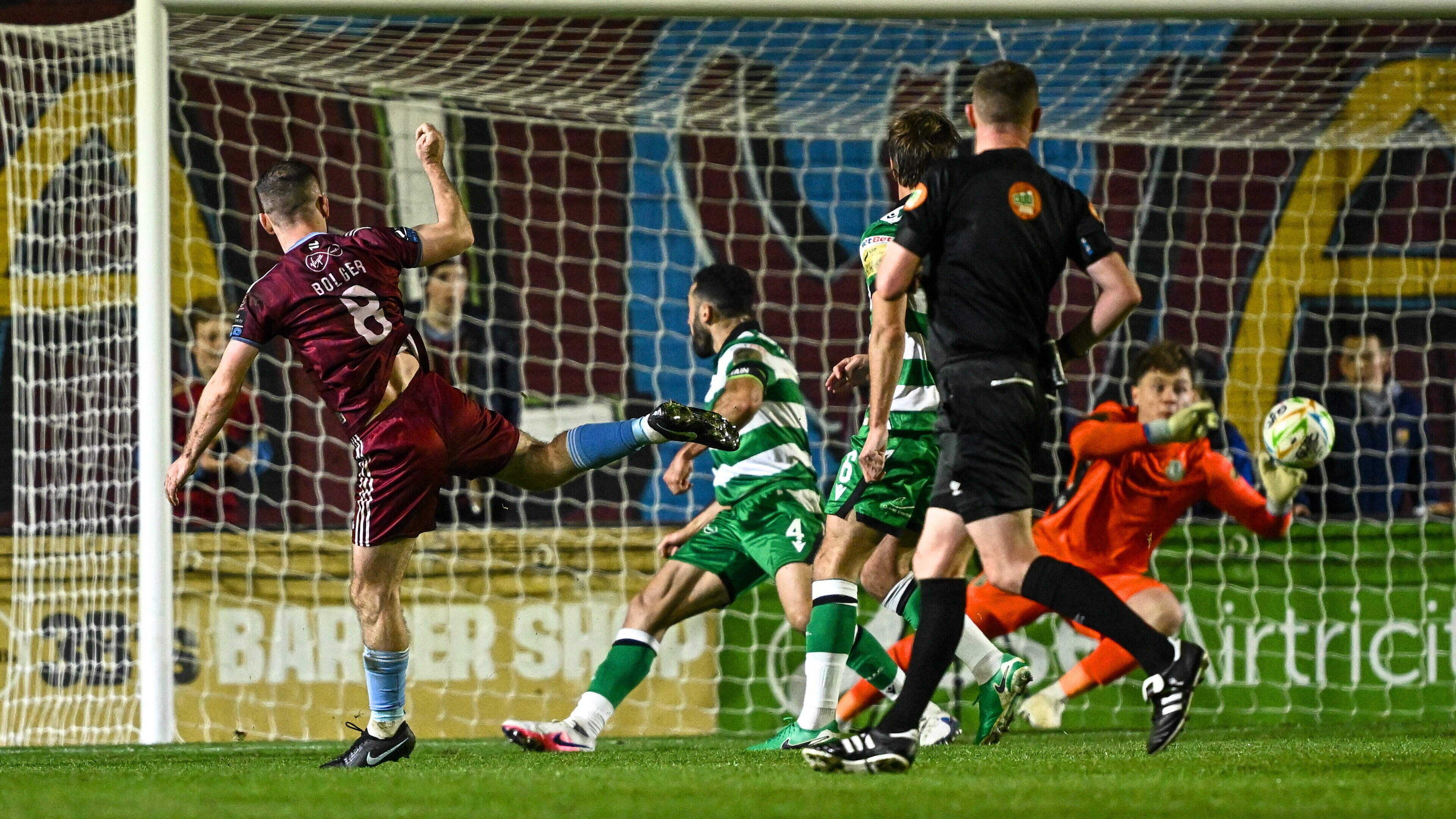 Galway United secure first league win over Shamrock Rovers in 20 years to open door in title race